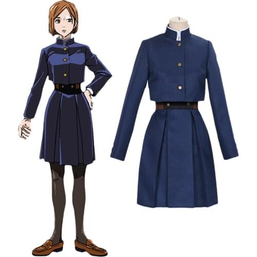 Jujutsu Kaisen Kugisaki Nobara Cosplay Costume Anime School Uniform Outfit