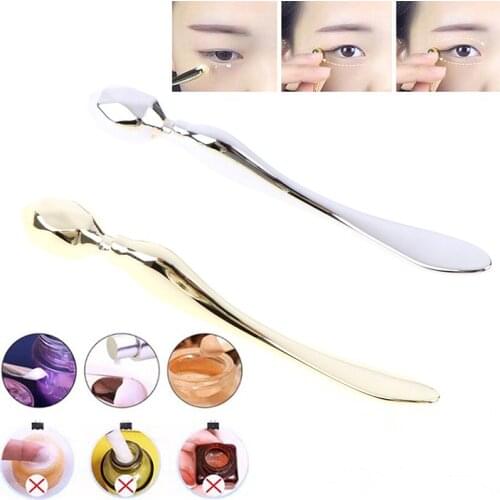 ZincAlloy Eye Cream Massage Sticks Steel Ball/ Eye Cream Applicator Wand Face Mask Spoon Anti Wrinkle Eye Fatigue Relief Massage