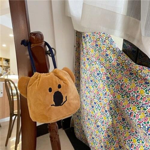 Fashion Travel Drawstring Storage Bag Cartoon Koala Underwear Makeup Storage Bag Wash Bag Travel Cloth Bag Andralyn Bag Store