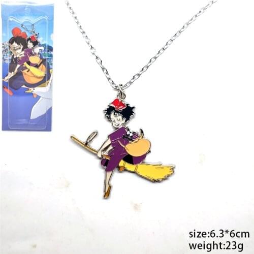 Cartoon Spirited Away ogino chihiro metal pendant alloy toy key chain necklace jewelry