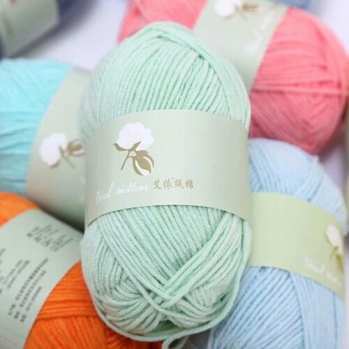 50G/Ball Soft Warm Cotton Baby Knitting Wool Yarn For Knitting Scarf Hand Knitting Crochet Yarn