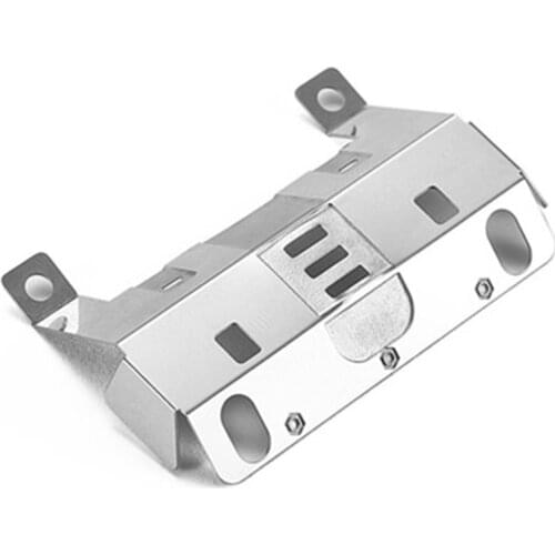 Stainless Steel Chassis Armor Front Bumper Protector Plate for WPL C14 C24 C24-1 1/16 RC Car Upgrade Parts Accessories