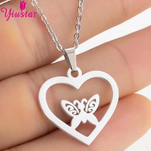 Retro New Hot Sale Korean Style Elegant Cute Butterfly for Girls Simple Heart-Shaped Christmas Gifts 2020 Trend Jewelry
