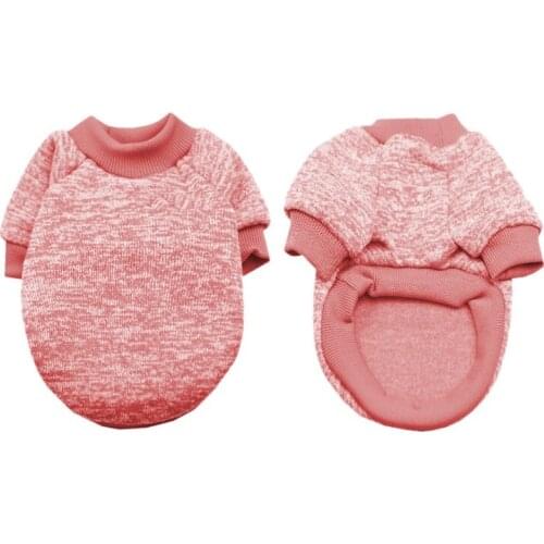 Dog Warm Sleeves T-Shrit Puppy Pet Solid Sweater Winter Shirt Fashion Soft For Dogs Chihuahua French Bulldog