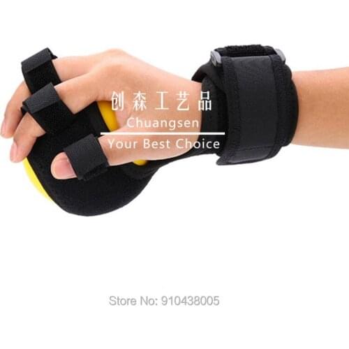 Finger Grip Power Training Ball ,Splint Finger Orthosis Rehabilitation Grip , Hand Exercise Gripping Ball