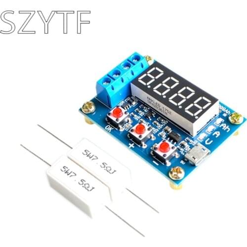 1.2v 12v ZB2L3 18650 Li-ion Lithium Battery Capacity Tester + Resistance Lead-acid Battery Capacity Meter Discharge Tester