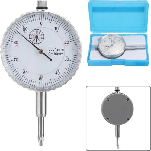 1pc 0-10mm Precision Round Dial Test Indicator Gauge Mayitr Measuring Instrument Tool