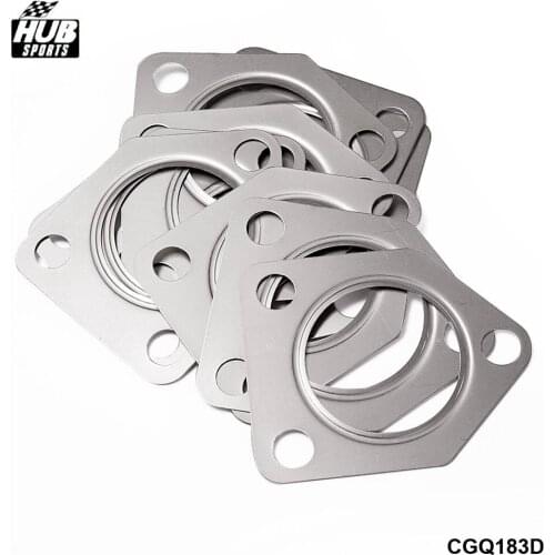 10Pcs/lot 304SS Turbo Charger Gasket 11622244515 For BMW E36, E46, E39 HU-CGQ183D