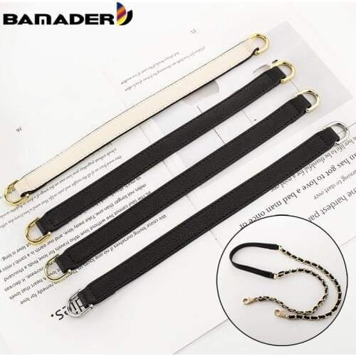 BAMADER Accessories For Bags Cowhide Stress Relief Shoulder Strap Removable Bag Strap D Ring Connect Chain Stress Relief Strap
