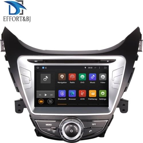 8'' Android 9.0 Octa Core WiFi Car DVD Player Radio Stereo GPS Navi Head unit For HYUNDAI ELANTRA/MD 2011-2013 GPS Navigation