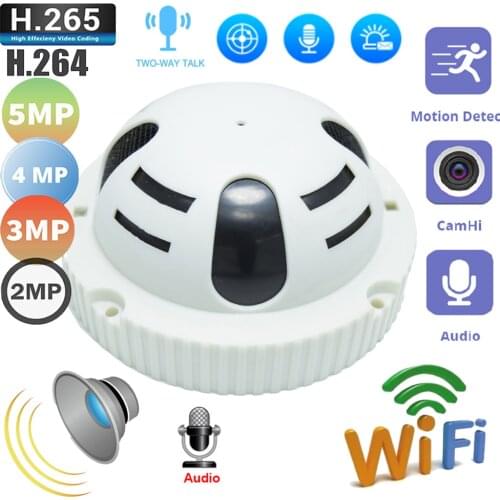 Two way Voice In Mic Speaker 1920P 8MP 5MP 1080p Ceiling Mounting Audio RTSP Wifi Wireless Mini Ip Camera TF Card P2p Onvif