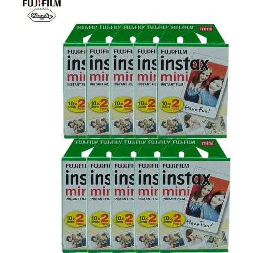 Fuji Fujifilm instax mini Film 10 20 40 60 80 100 Sheets for Instant Camera mini 8 9 11 7s white Edge Fuji Photo paper
