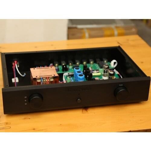 Finished WE420A/5755+12AU7 Tube Preamplifier Stereo HiFi Vacuum Tube Pre-Amp New