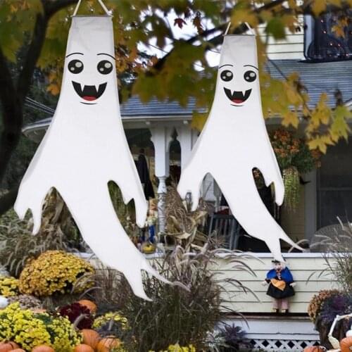 Halloween Hanging Ghost Decoration Spooks Party Props Creative Terror Ghostface Indoor Outdoor Decor Supplies For Home Party