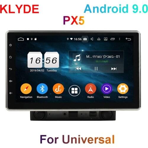 KD-2000 10.1inch Rockchip PX5 Cortex A53, 8 Core up/down/left/right adjust the angle Android 9.0 System Car DVD Universal Player
