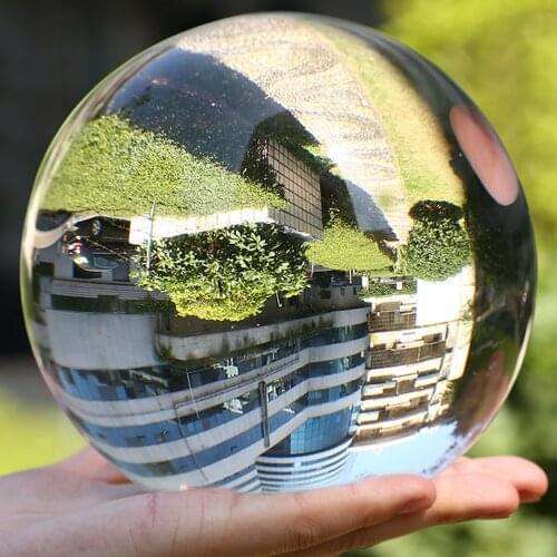 Neewer Clear Crystal Ball Globe with a Crystal Stand for Feng Shui Divination or Wedding Home Office Decoration