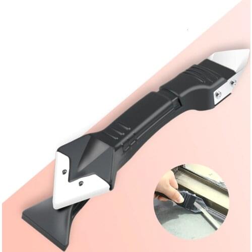 3 in 1 Multifunctional Silicone Remover Caulk Finisher Sealant Smooth Corner Glass Glue Scraper Grout Kit Caulking Tools