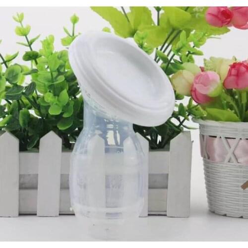 Mom Breast Feeding One-handed Manual Breast Pump Baby Suction Milk Feeding Saver Bottle Silicone Artifact Nipple Bottle Sucking