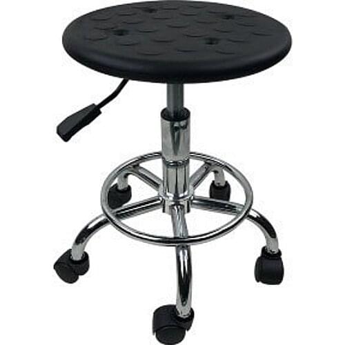 Lifted Anti-static Barber Stool Rotated Stainless Steel Factory Seat Slidable Multi-function Hairdressing/Nail Art/Makeup Stool