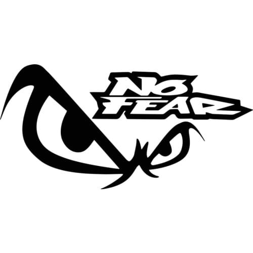 RuleMylife NO FEAR Vinyl Car Sticker For Volkswagen BMW E46 Passat B6 Rearview Mirror Or Mobile Phone Decoration Sticker