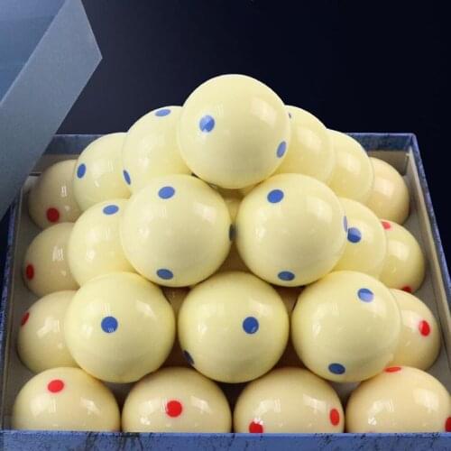 Blue 6 Dot - Spot Pool - Billiard Practice Training Cue Ball 6 Oz - 2 1/4" Indoor Games Billiards Balls Cue Balls