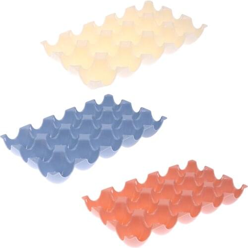 Eggs Kitchen Chicken Egg Storage Box Organizer Refrigerator Storing Egg Container Holder Case Stand Racks Shelf Serving Tray