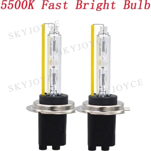 2021 NEW 5500K H7 HID Bulb For 70W HID Ballast Kit H1 H3 H7 H11 HB3 HB4 D2H Fast Bright Car Headlight Bulb 70W HID Light Bulb