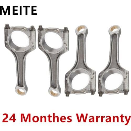 4PCS EA888 Engine Piston Connecting Rod Set For Audi A4 A5 TT For VW Golf Passat CC 1.8TFSI CDAA Pin 21mm 06J198401K 06H107065BS