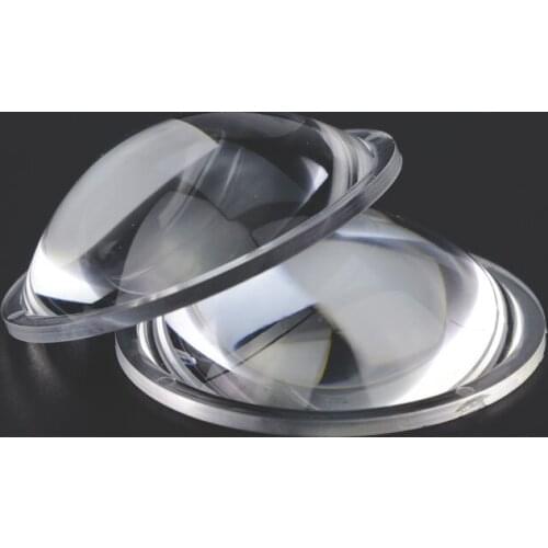 5PCS 35 - 49.3mm Optical PMMA Plastic Focal Length LED Plano Convex Lens DIY Condensing Lens