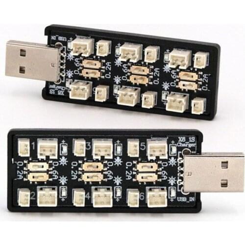 1s Charger Six-channel Usb To 3.8v High Voltage Lithium Battery Charging Pad Charging Panel