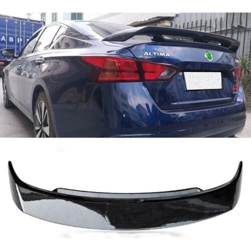 CEYUSOT FOR NEW Nissan Altima Teana Spoiler Wing 2019 20 CAR Trunk REAR Lip Tail FIN ABS Material Two Layers Spoiler Accessories