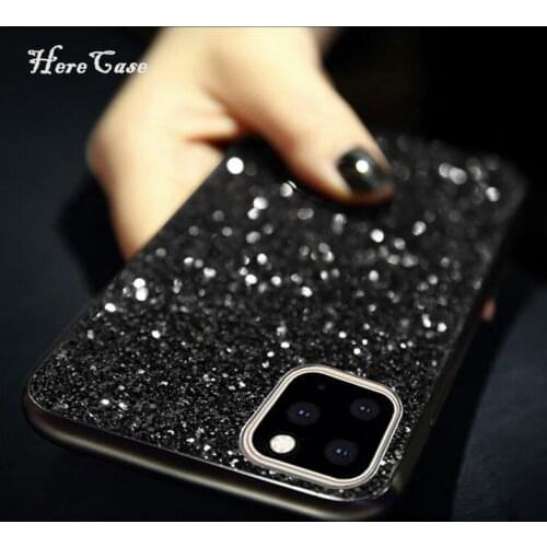 Luxury Bling Glitter Diamond Case For iPhone 11 Pro 6 6s 7 8 Plus Cover For iPhone X Xr Xs Max FashionSoft Silicone Case Fundas