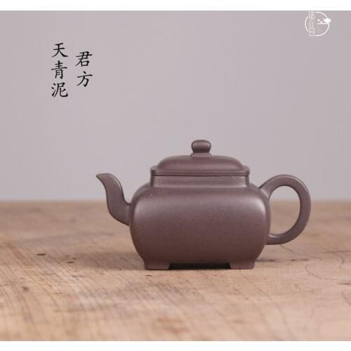 DE chang, yixing recommended pure manual azure penghu-glance artist Fan Weiming mud king all handmade