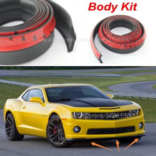 For Chevrolet Camaro / Car Bumper Lip / Make car lower Body Kit / Front / Rear Skirt Spoiler / Bumper Deflector Rubber Strip