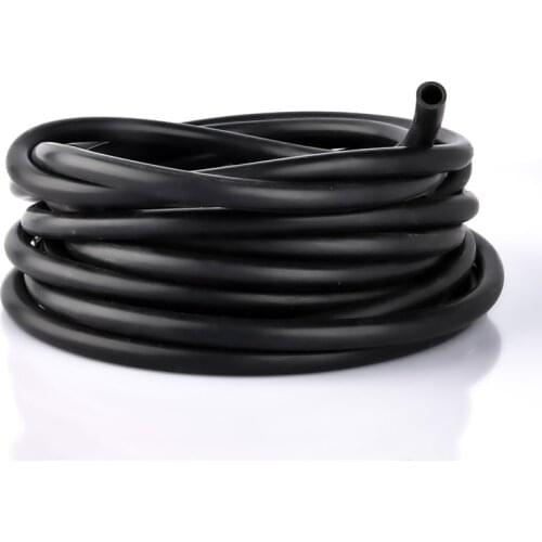 1 Meter 1mm 2mm 3mm 4mm 5mm 6mm 7mm 8mm 9mm 10mm ID Black Rubber Hose Flexible Soft Silicone Tube Pipe For Aquarium Air Pump