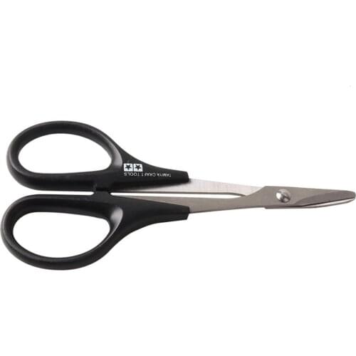 TAMIYA Craft Tools Hard Stainless Steel RC Car Scissors 74005 RC Vehicle Boat Body Shell Curved Scissors For Plastic