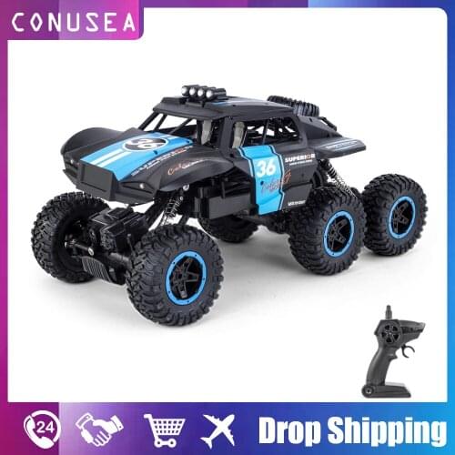 Jjrc Q101 1:10 Big 4Wd Rc Car 2.4G Radio Control Car Buggy Off-Road Remote Control Trucks Six-Wheel Boys Toys for Children Boy
