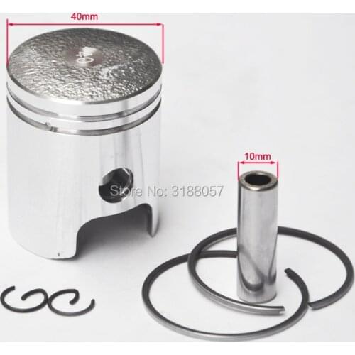 40mm Piston Pin Ring Set Kit for Yamaha PW 50 PW50 Y-Zinger QT 50 QT50 Engine Pit Dirt Bikes 1981 - 2009
