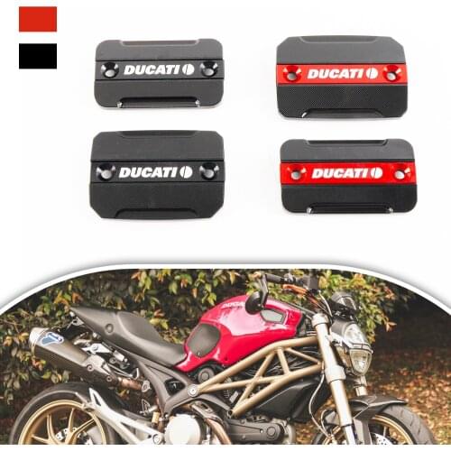 Motorcycle Front Brake Clutch Fluid Reservoir Cover For Ducati Monster 696 Monster 795 Monster 796