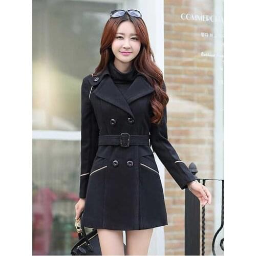 Liva girl Women's Coats With A Belt