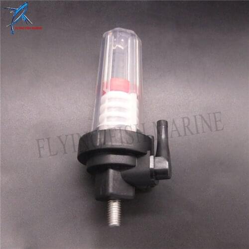 Boat Motor 3B7-02230-0 3B7022300 3B7022300M Fuel Filter Assy for Tohatsu 9.9HP-90HP, 6mm 1/4"