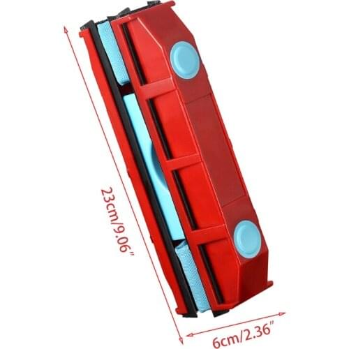 Magnetic Window Cleaner Double-side Glass Cooling Tool Glass Wiper for Single/ Double Glazed Windows Anti-Falling Household GXMA