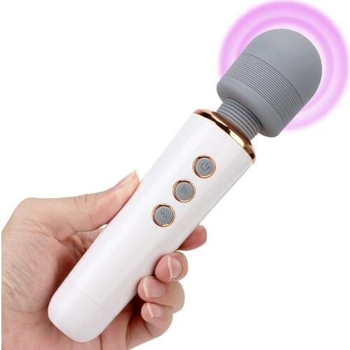 G Spot Massager Vibrating Dildo Adult Sex Toys for Woman AV Stick Vibrators 20 Modes Magic Wand Vibrators Clitoris Stimulator