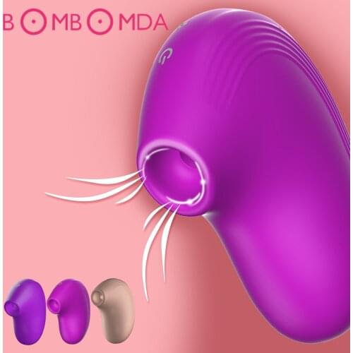 Blowjob Vagina Sucking Vibrator 10 Speeds Vibrating Oral Sex Suction Clitoris Stimulation Female Masturbator Sex Toys For Adults