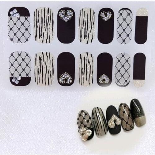 Nail Polish Stickers Pure Color Classical Strips Waterproof Adhesive Full Wraps Manicure Stickers for Women Drop Ship