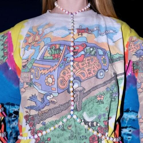 Natural Pearl Colorful Beads Mix And Match Body Necklaces Women Fashion Clothes Decorative Chain Body Waist Necklaces бижутерия