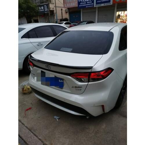 Unpainted Rear Factory Spoiler Wing for 2019-2021 Toyota Corolla Model Style New Trunk 1PCS