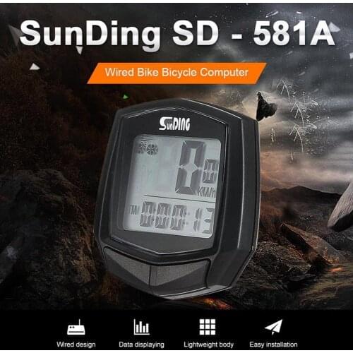 Bicycle Computer Cycling Wired Waterproof Stopwatch Odometer Sensor Mini Road Bike Digital Mtb Bike Computer Speedometer To L8e0