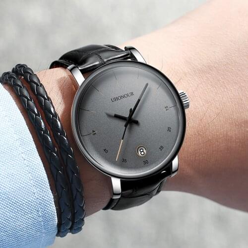 Japan NH35A movement Automatic Mechanical Men Watch Luxury Waterproof Business Male Sapphire Black Wrist Watch Relogio Masculino