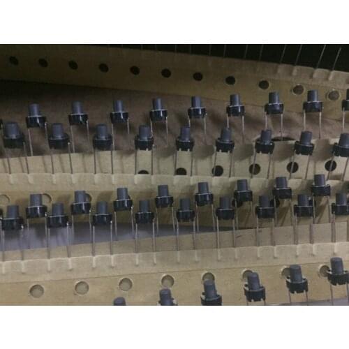 Japan ALPS SKQNAKD010 Tact Switch 6*6*7mm Plug 2 Pin Micro Switch Round Head